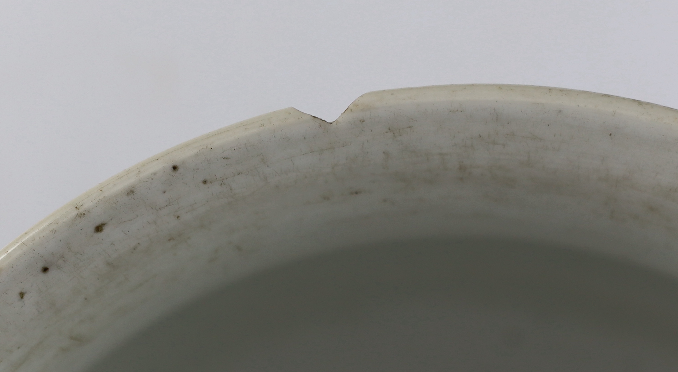 A Chinese blue and white ‘eight immortals’ censer, Kangxi period, rim chip